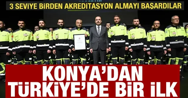 Konya Büyükşehir den afet yönetiminde Türkiye de bir ilk