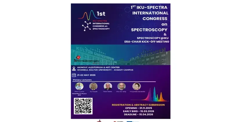 İstanbul’da Uluslararası Spektroskopi Kongresi için kayıtlar açıldı