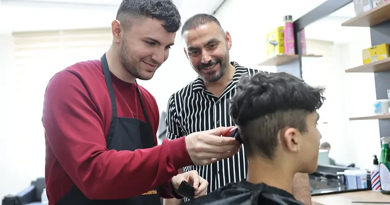 Özel bireylere ücretsiz berberlik hizmeti