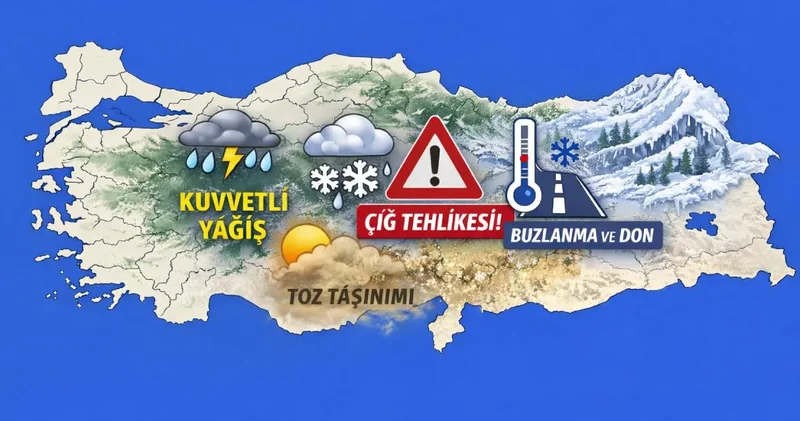 Meteoroloji saat saat uyardı: Kar fırtına ve kuvvetli yağışı açıkladı