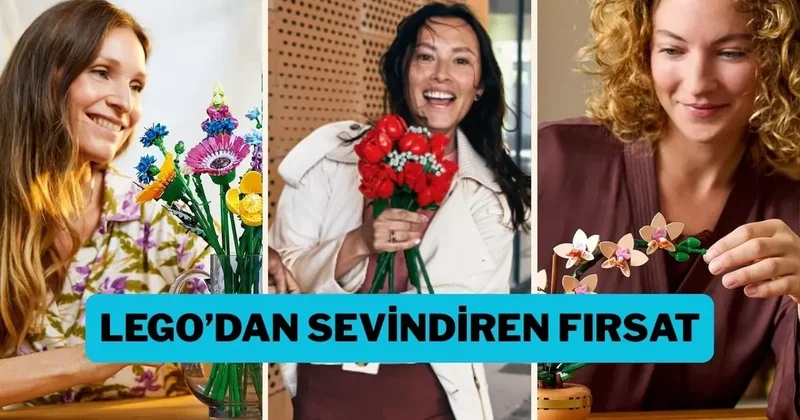 Sevgilinize hiç solmayan bir çiçek buketi alabileceğiniz LEGO fırsatları başladı!