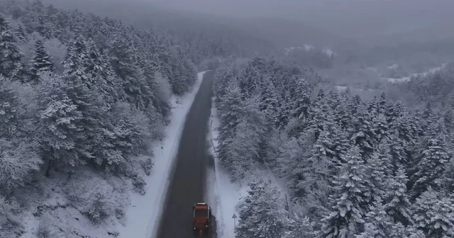 Karabük ün yüksek kesimleri yeniden beyaza büründü Karabük Haberleri