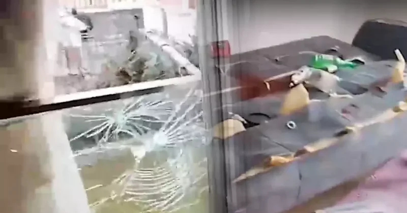 Evine giden kadın hayatının şokunu yaşadı! Tek bir sağlam eşya kalmamış