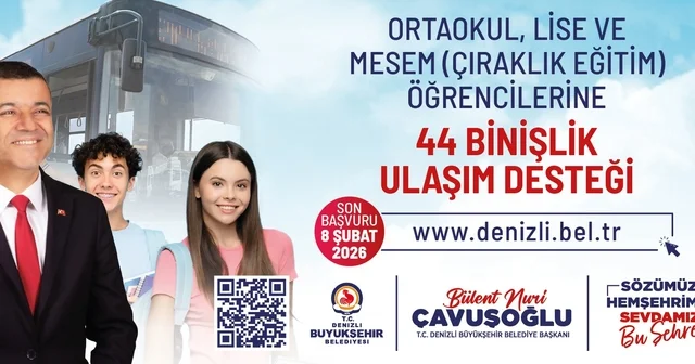 Denizli de ulaşım desteğinde başvurular 8 Şubat ta sona eriyor Denizli Haberleri
