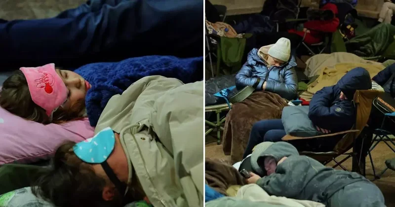 Saldırıdan korkup metroya sığındılar! Görüntüler ülkenin başkentinden