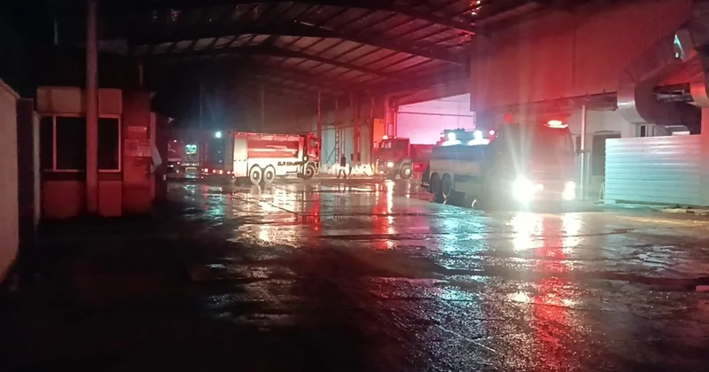 Gaziantep te makarna fabrikasında yangın Sözcü Gazetesi