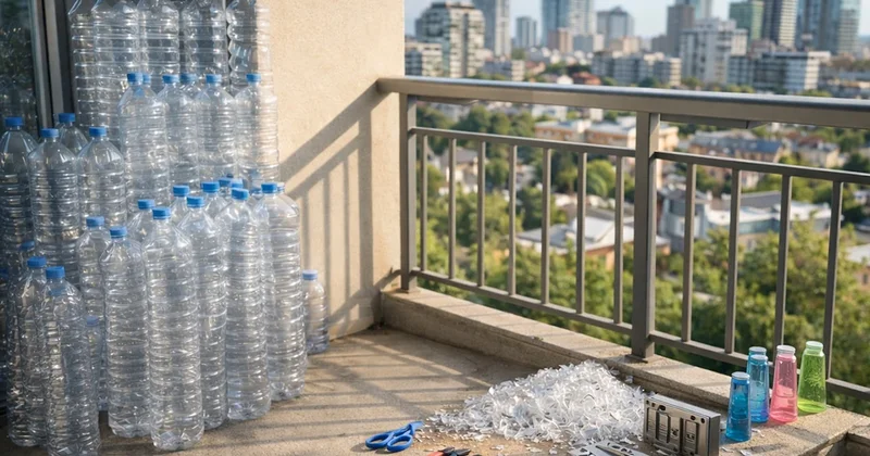 Balkonunuzdaki boş pet şişeleri fabrikaya çevirin Sözcü Gazetesi