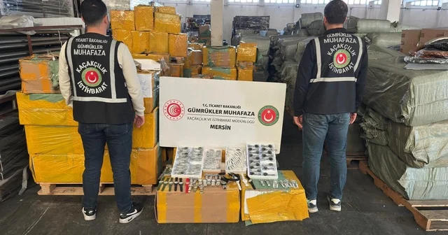 Mersin de 116 bin 50 kaçak kol saati ele geçirildi Mersin Haberleri