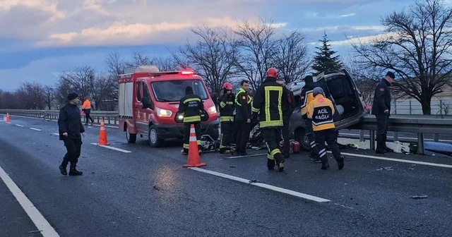 TIR, kaza yapan hafif ticari araca çarptı: 1 ölü Konya Haberleri