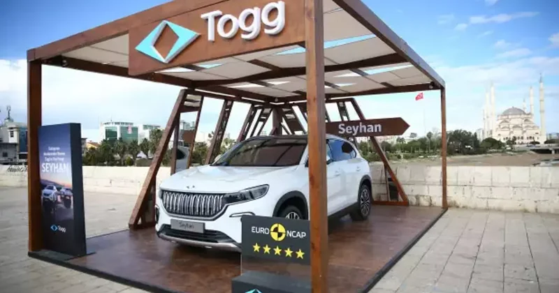 Pamuk tarlalarından ilham alındı: Togg un yeni rengi de sergilendi