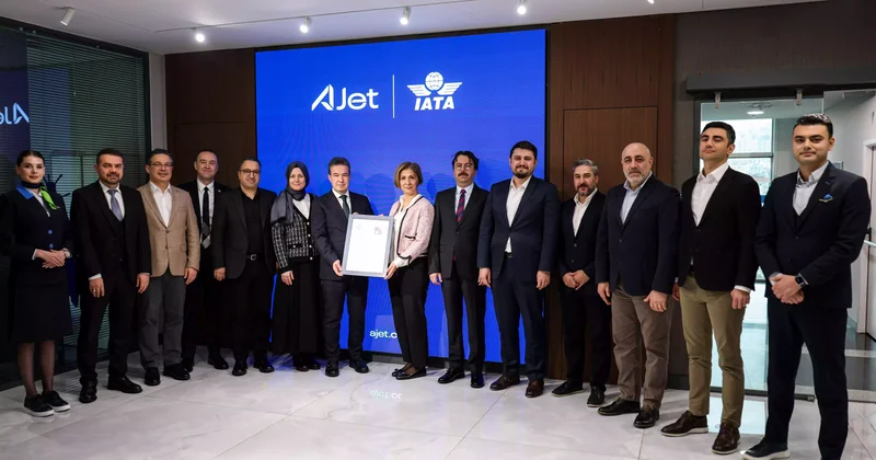 AJet, IATA sertifikasını aldı