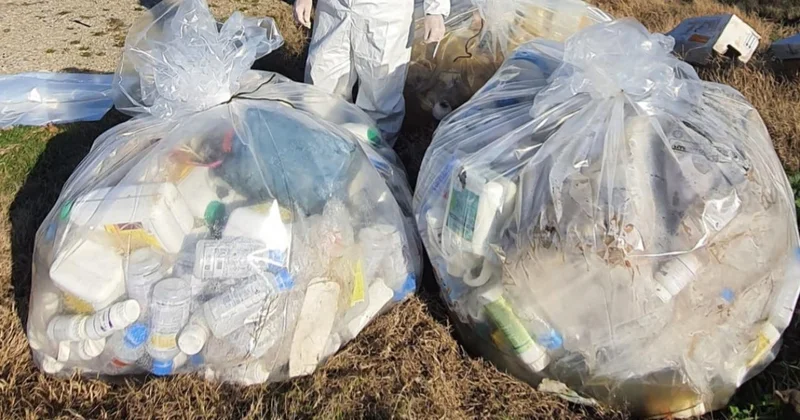 Çanakkale de 500 bin zirai atık ambalajı imha edildi