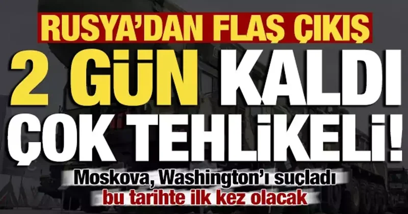 Rusya dan flaş açıklama! 2 gün kaldı, dünyada ilk olacak, çok tehlikeli...