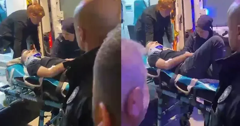 Firari hükümlü, yakalanmamak için 2 nci katın balkonundan atladı