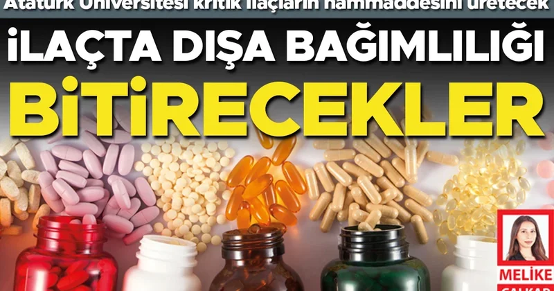İlaçta dışa bağımlılığı bitirecekler