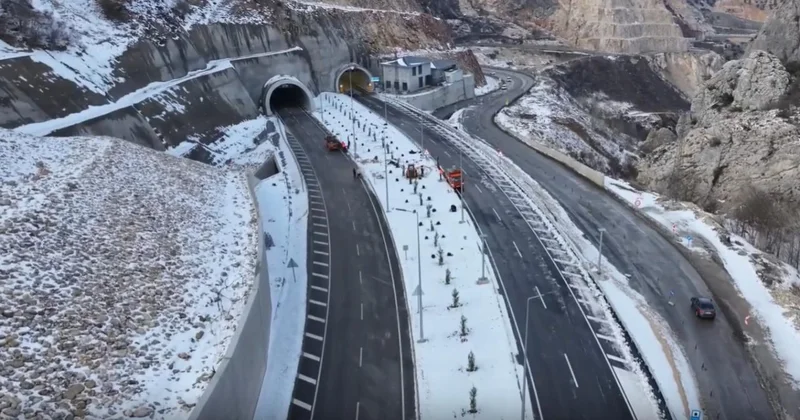 Çorum İskilip yolunun Kırkdilim Geçişi nde sona doğru