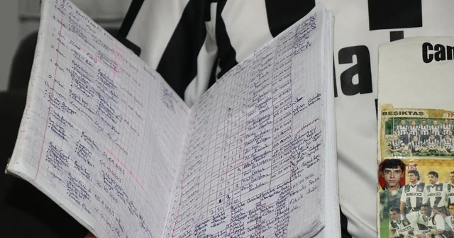 25 yıldır Beşiktaş ın her maçını tek tek not ediyor Fanatik taraftarın 25 yıllık mesaisi: Hakeminden skoruna her şeyi yazıyor Hayatını maç saatine göre kuruyor: O gün her şey iptal Bolu Haberleri