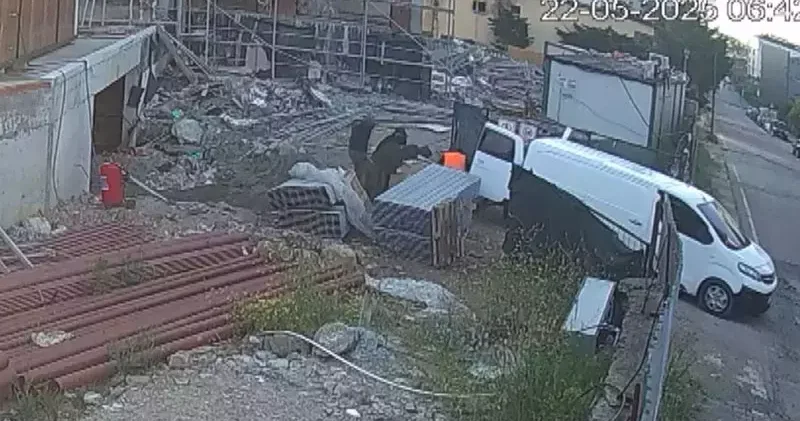 İstanbul’da inşaatlardan bakır kablo hırsızlığı kamerada; 9 kişi tutuklandı