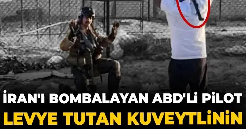 İran ı bombalayan ABD li pilot levye tutan Kuveytlinin karşısında diz çöktü!