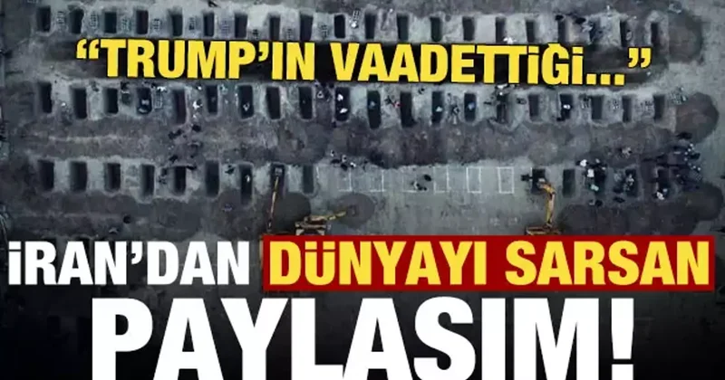Son dakika haberi... İran dan dünyayı sarsan paylaşım: Trump ın vaadettiği...