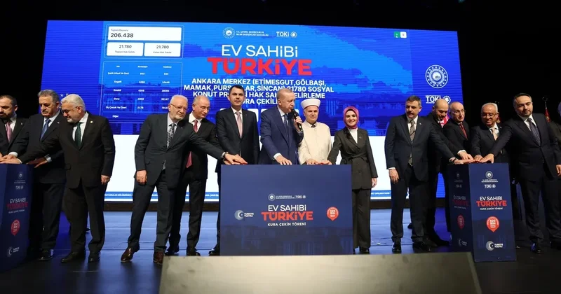 TOKİ KURA ÇEKİMİ ANKARA 31 bin 73 hak sahibi belli oldu! Bakan Kurum ertelenmeyecek diyerek duyurdu