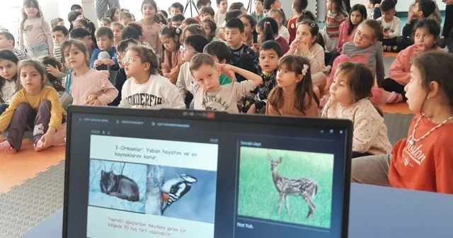 Dünya Yaban Hayatı Gününde öğrencilere eğitim verildi Çanakkale Haberleri