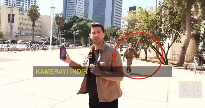 İsrail de CNN Türk ekibine gözaltı!