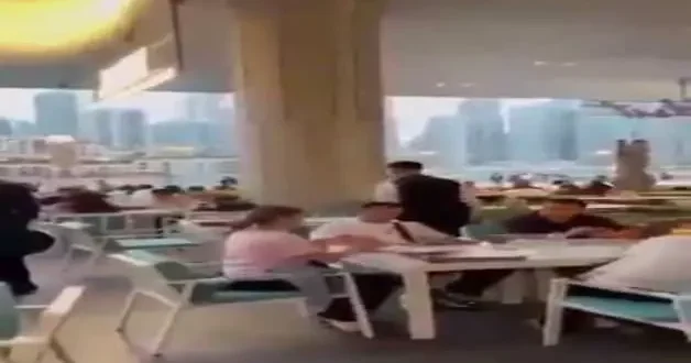 Dubai de iftar için patlatılan top ortalığı karıştırdı!