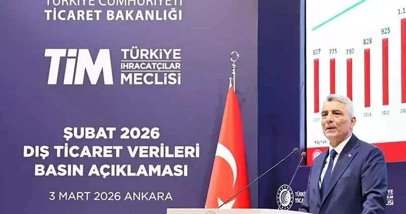 Bakan Bolat: Şubat ayı ihracatı 21 milyar 65 milyon dolar