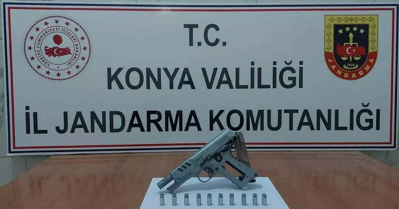 Konya’da çok sayıda silah ve silah parçası ele geçirildi: 1 tutuklama