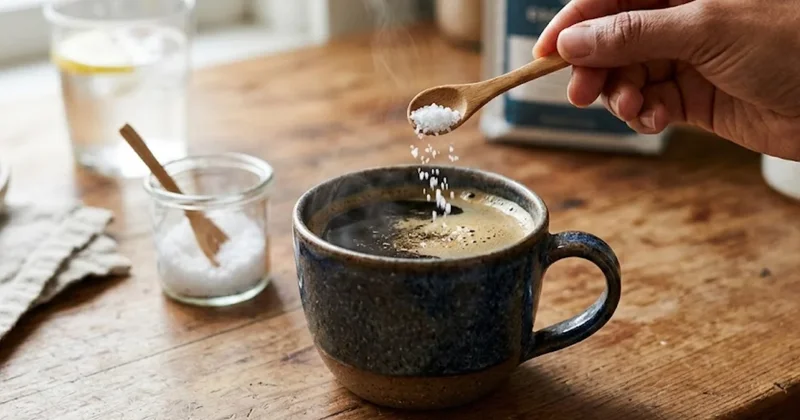 Bakın kahvenin içine bir tutam tuz atmak neden önemliymiş Sözcü Gazetesi
