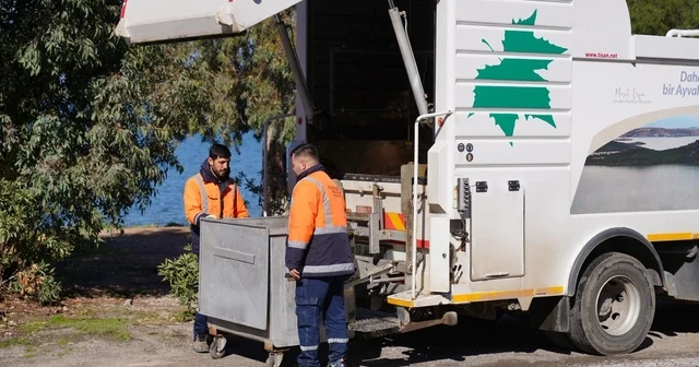 Ayvalık ta konteynerler yaz öncesi dezenfekte ediliyor Balıkesir Haberleri