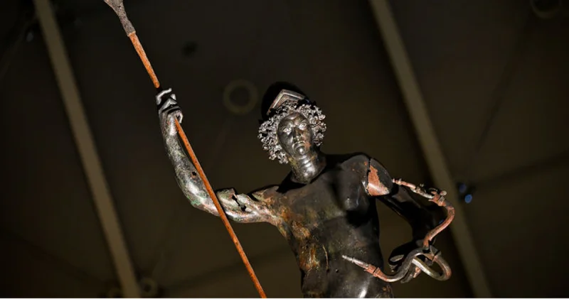 Zeugma daki 2 bin yıllık Mars heykeline seyir platformu yapıldı