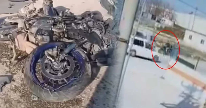 Bursa’da korkutan kaza! Yola savrulan motosikletli yaralandı