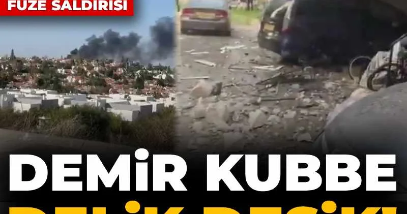 Demir Kubbe delik deşik! İran’dan Tel Aviv’e füze saldırısı