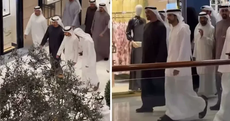İran ın Misilleme Saldırıları Sırasında Birleşik Arap Emirlikleri Devlet Başkanı AVM de Görüntülendi