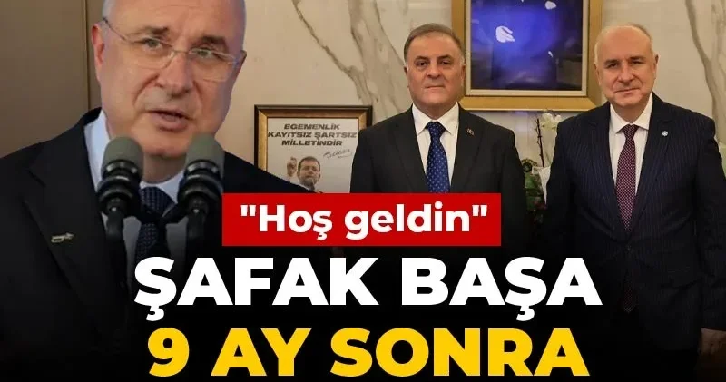Şafak Başa 9 ay sonra görevine döndü! Hoş geldin