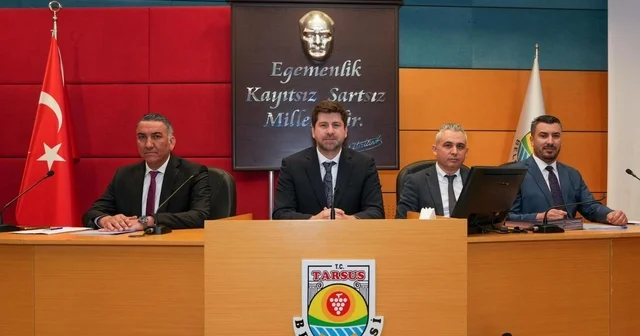 Tarsus Belediyesi Meclisinde yatırım, dayanışma ve yeni projeler öne çıktı Mersin Haberleri