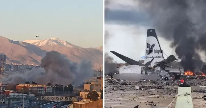 İsrail uçakları Mehrabad Havalimanı nı harabeye çevirdi