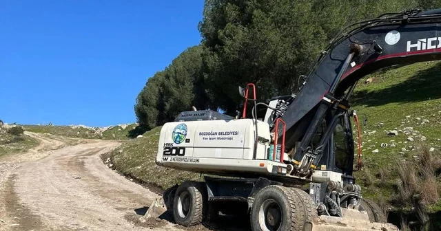 Bozdoğan Kale Mesire Alanı nda yol çalışmaları başladı Aydın Haberleri