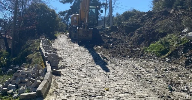 Buldan Göğüs Hastalıkları Hastanesi yolunun bakım ve onarımı yapılıyor Denizli Haberleri