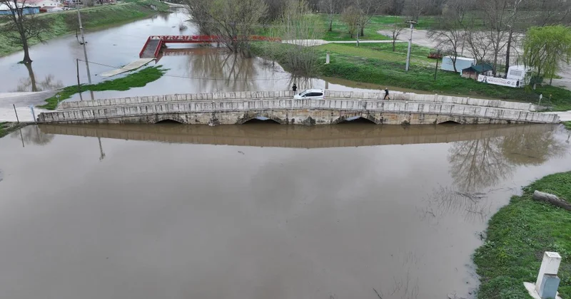 Tunca Nehri nin debisi 3 günde 3,5 kat arttı