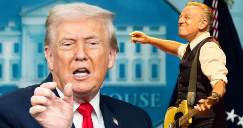 Donald Trump tan Bruce Springsteen e: Kurumuş bir erik gibi görünüyor