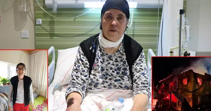 Kızı Melek i yangında kaybedip evsiz kalan anne, hayata tutunmaya çalışıyor
