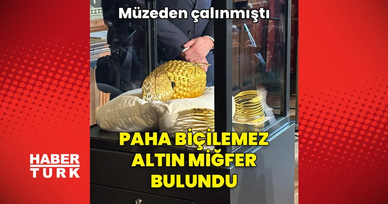 Hollanda da müzeden çalınan 2 bin 500 yıllık altın miğfer bulundu