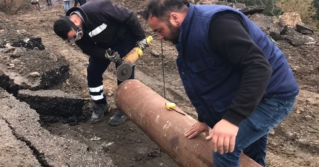 Payas ta içme suyu hattı hızla onarıldı Hatay Haberleri