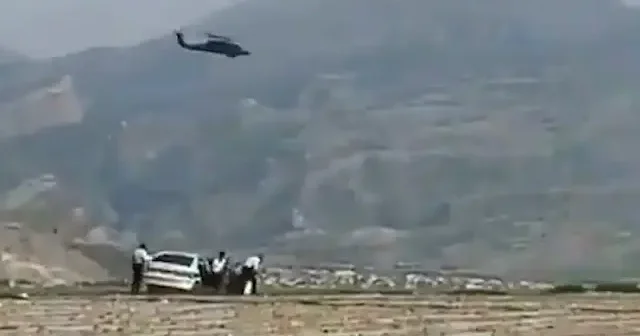 Düşen uçaktaki mürettebatını arayan ABD helikopterinin İran polisi tarafından hedef alındığı anlar kamerada VİDEO İZLE