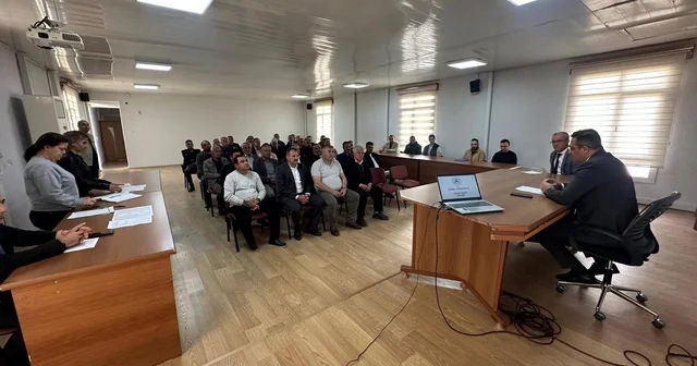 Sarıgöl de sorunlar masaya yatırıldı Muhtarlar taleplerini doğrudan iletti Manisa Haberleri