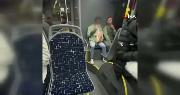 Sakarya da otobüste uçucu madde kullanan şahıs yolcuları tedirgin etti