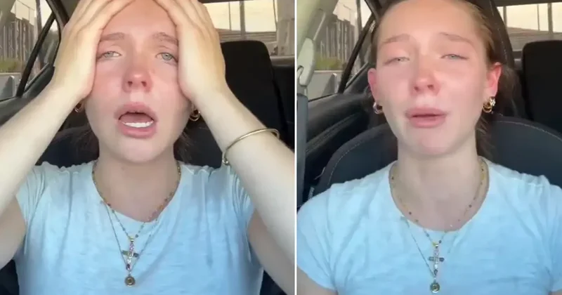 Trump savaşta diretirken halk zor durumda! Gözyaşlarına hakim olamadı